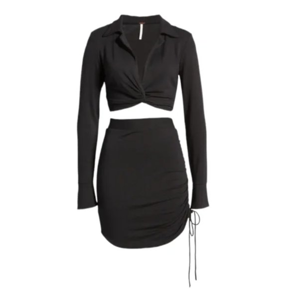 ✨HOST PICK✨ Free People Clara 2-Piece Twisted Top & Side-Drawstring Skirt Set - Picture 5 of 5